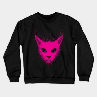 Particle Cat (blue) Crewneck Sweatshirt